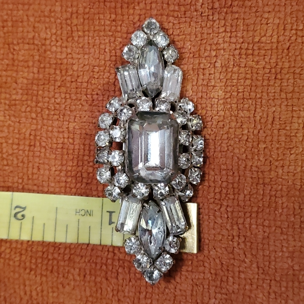 Vintage Rhinestone Sytle Pin - Picture 3 of 6